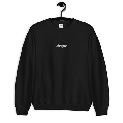 "Trapr Classic White Font" Sweatshirt | trapr clothing | trap & streetwear shop