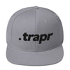 "Trapr Classic Black Font" Snapback Hat | trapr clothing | trap & streetwear shop