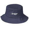 "Trapr Classic White Font" Bucket Hat | trapr clothing | trap & streetwear shop