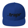 "Trapr Classic Black Font" Snapback Hat | trapr clothing | trap & streetwear shop
