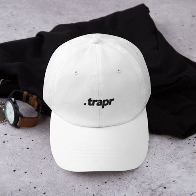 "Trapr Classic Black Font" Cap | trapr clothing | trap & streetwear shop