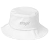 "Trapr Classic White Font" Bucket Hat | trapr clothing | trap & streetwear shop