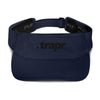 "Trapr Classic Black Font" Visor | trapr clothing | trap & streetwear shop